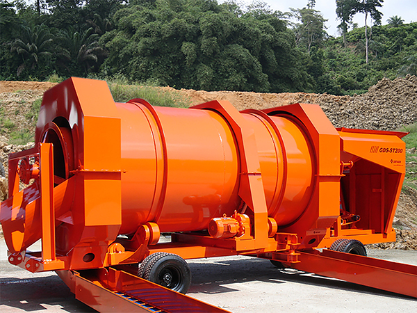 Gold wash plant and gold separator, DETACH